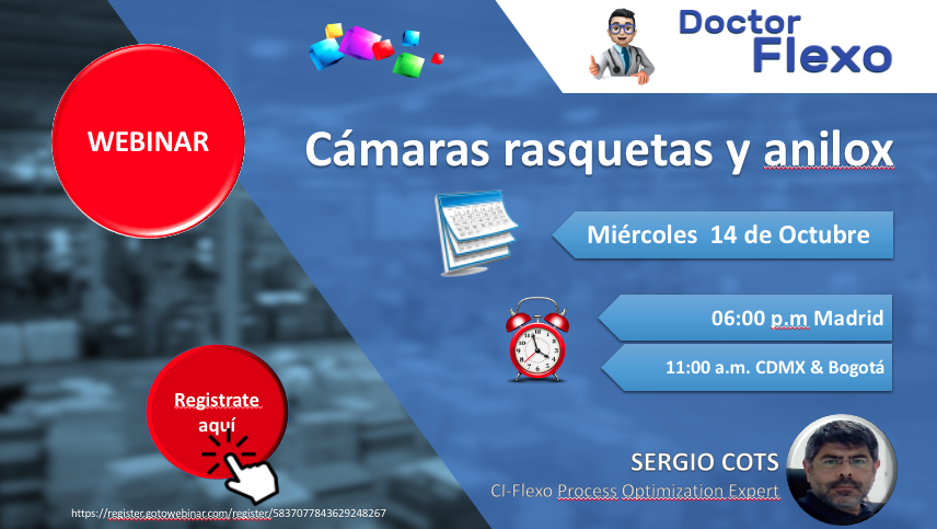 WEBINARS: Anilox y Cámaras Rasquetas